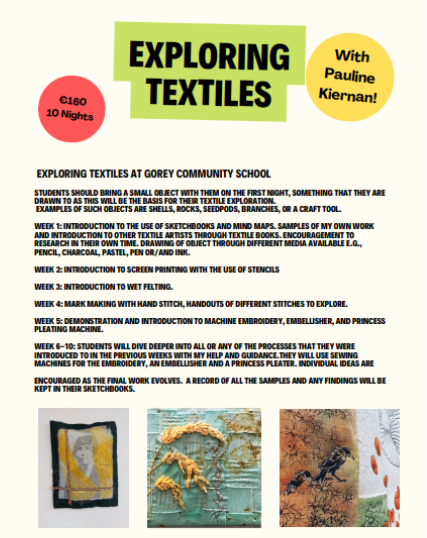 Exploring Textiles